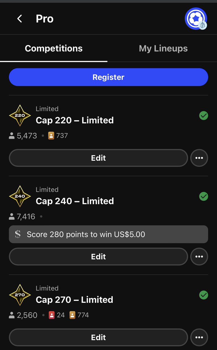 @senorRedCard @SergioLRR @Sorare In Sorare’s defence they do show you how many cards are in the prize pool when you’re entering lineups.

So it is pretty clear that there are no card rewards in Cap 240 - Limited