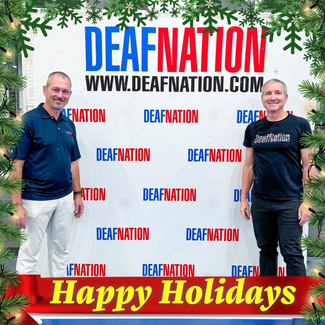 May your holidays be merry and bright and join us as we prepare for a magical 2024 with <a href="/deafnation/">DeafNation</a> 🌟 #DeafNationExpo #Deaf #DeafBusiness #DeafNation