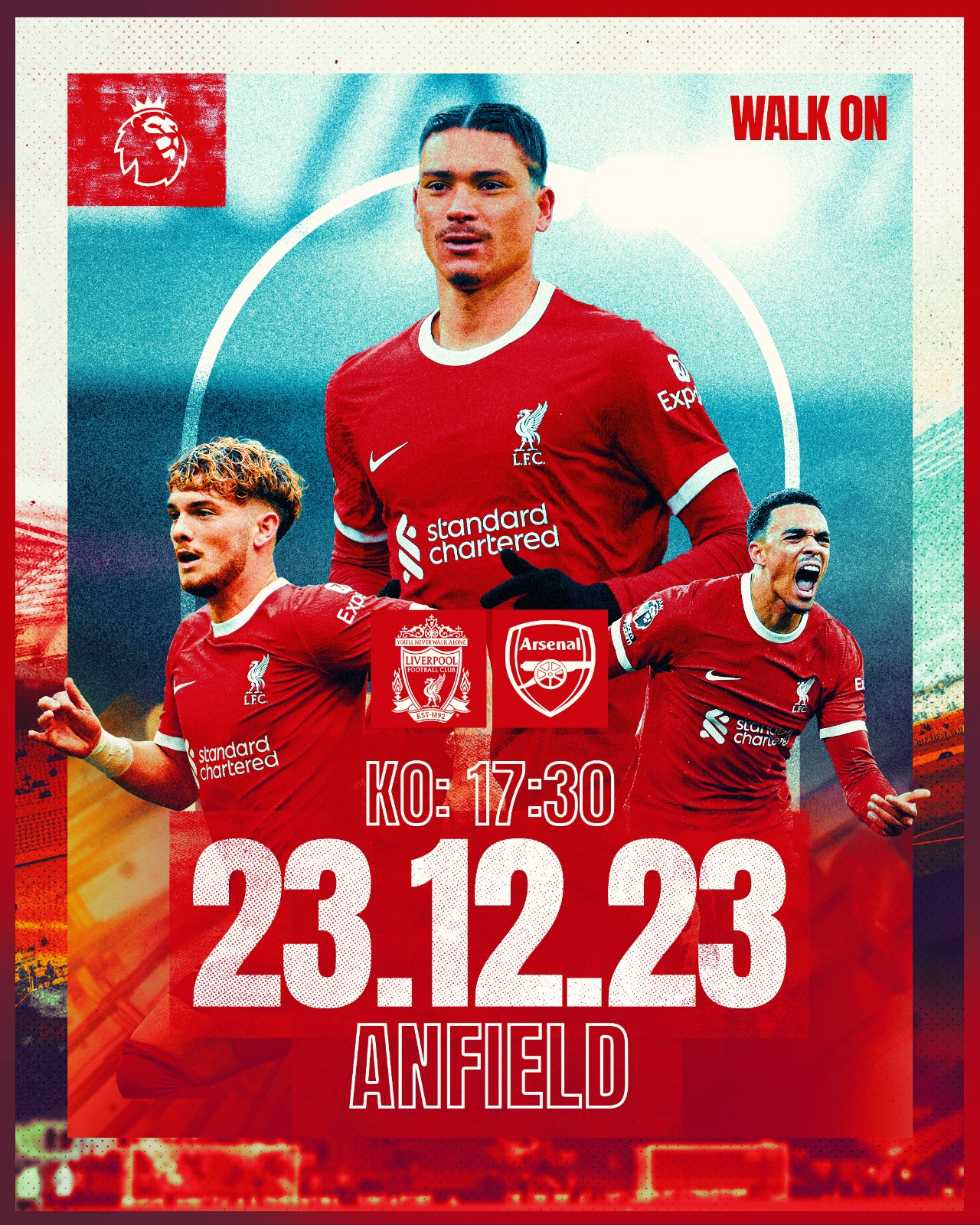 Liverpool FC on X: 🔴 MATCHDAY 🔴 Back in @PremierLeague action as Arsenal  visit Anfield 👊 #WalkOn