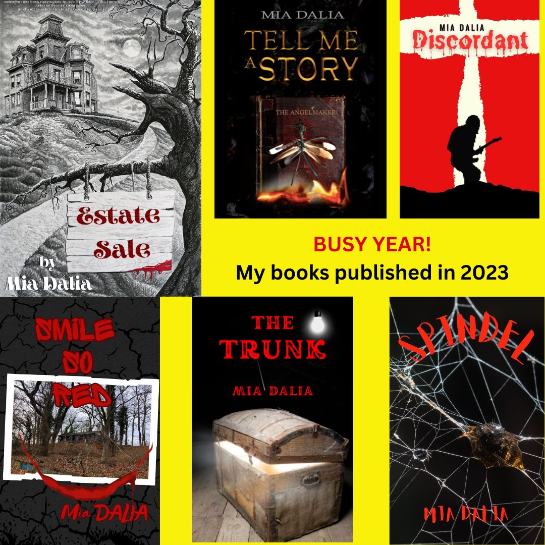 Busy, busy, busy!  What's your 2023 been like?  #daliaverse #horror #estatesale