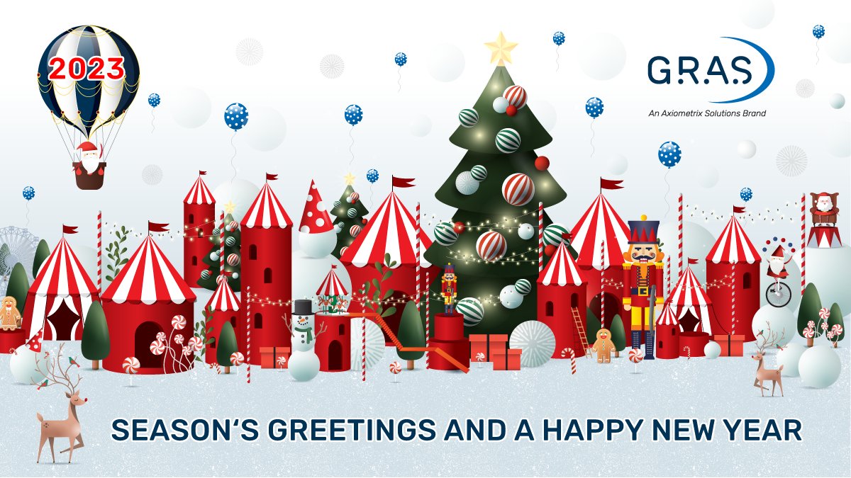 GRAS Sound and Vibration wishes you a fantastic holiday season and a happy new year!

#holidayseason #happynewyear