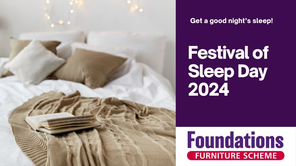 Sleep is essential for our physical & mental well-being, so it's crucial to people of all ages they get a good night's sleep. If you live in Gateshead & struggling to afford beds and/or mattresses, please call in to see us any weekday between 9am & 4pm. #FestivalOfSleepDay2024