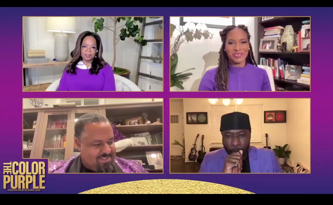 ICYMI: Wheww!! The live Zoom w/ @Oprah discussing #TheColorPurple was EVERYTHING!🔥 How empowering to see Black led orgs & over 66k ppl support this grassroots effort to sell out theaters. I've already bought my 🎟️ &🍿. PLEASE support & remind #Hollywood that Blk stories matter.