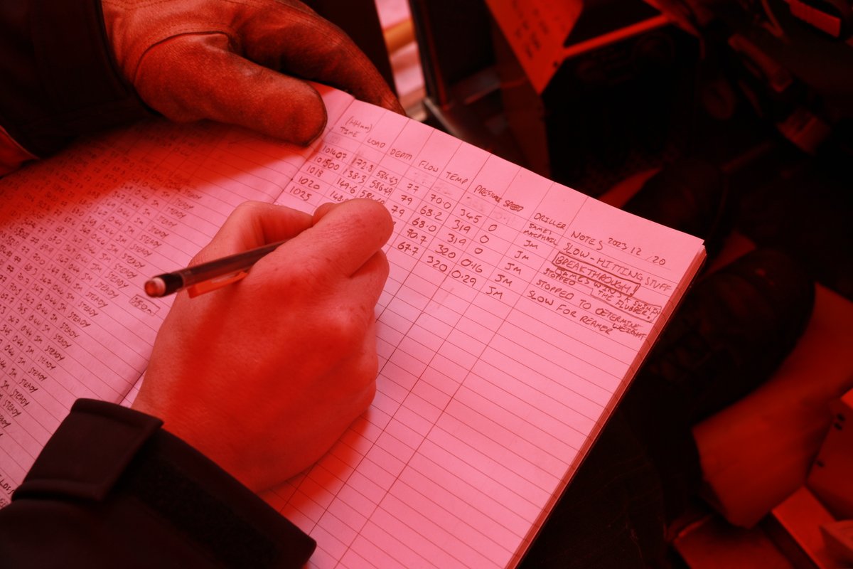 SWAIS2C's tweet image. 🚨🚨🚨  BREAKTHROUGH!

The hot water drill has successfully melted through almost 590 m (1,935 ft) of the Ross Ice Shelf and broken through its base to reach the ocean cavity below!

Congratulations, KIS-3 Team!

🧵

#SWAIS2C #HowMuchHowFast

📸 @VeronikaMeduna