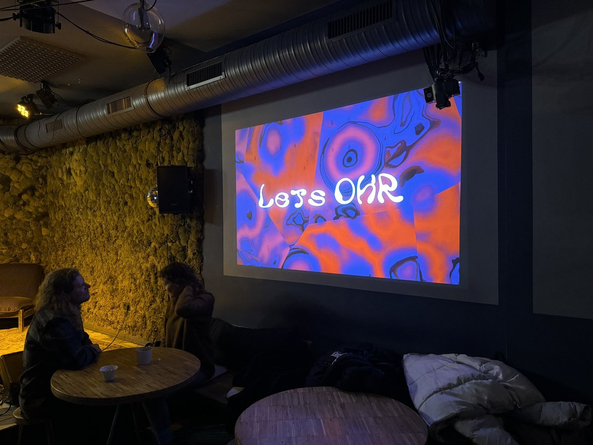 GM 🫶

Yesterday we had our first øhr community event and we couldn’t be happier about how it turned out 😍 so excited to see our web2 and web3 friends vibing together 🫂

Thanks to all the artists &amp; DJs performing &amp; <a href="/NikitaKhudiakov/">Nikita FREEBOID 🇺🇦</a> VJing with his unreal artwork 👂