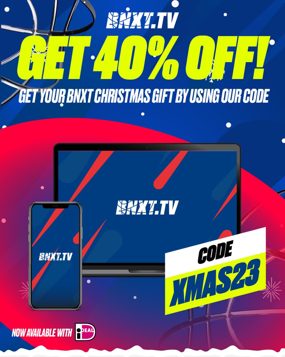 🎄 Christmas Promo Details: 📅 Promotion Period: December 21st - December 31st 🎁 Discount Code: XMAS23 💰 Discount: 40% off on BNXT TV