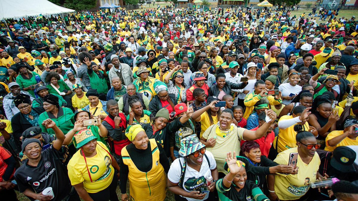 The ANC will be gunning for an outright majority in the 2024 general elections. 🖤💚💛

#ANC112 #ANCOfRamaphosa #ANC