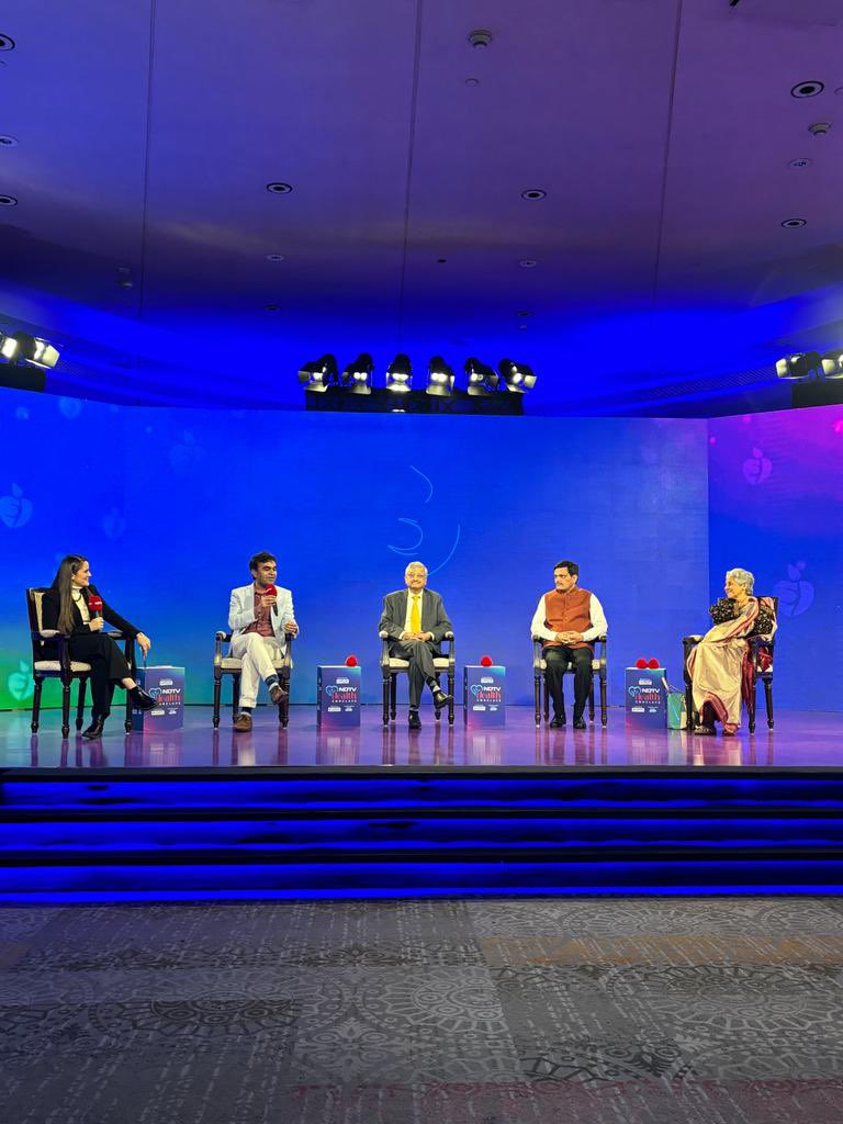 #NDTVHealthConclave | Agenda for 5th discussion: Public health and pandemics – how prepared are we? On the panel: • Dr Soumya Swaminathan Former Chief Scientist, WHO • Dr Chandrakant Lahariya Epidemiologist and Health Systems Specialist • Dr Randeep Guleria Former Director,…