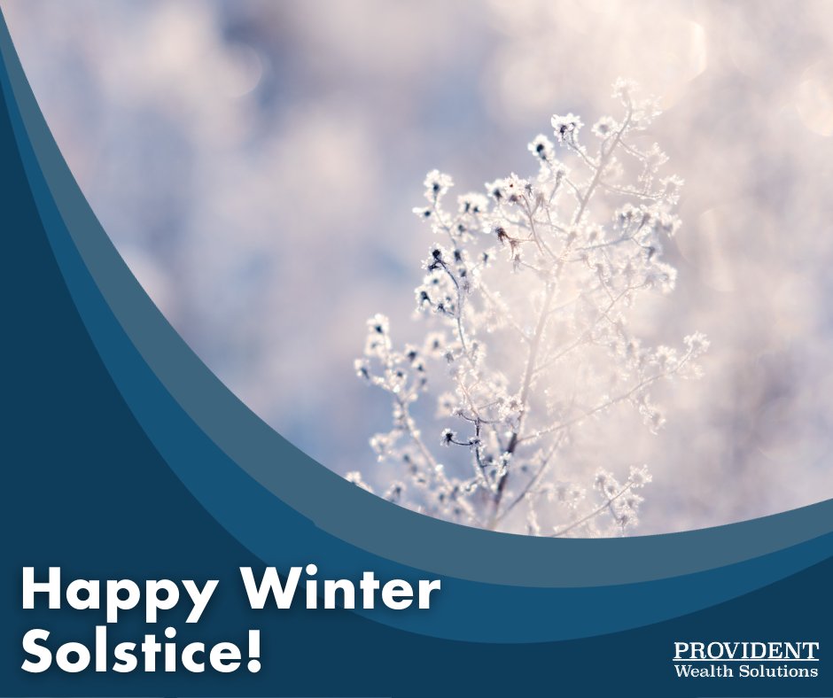If you love cold weather, today is for you. Happy Winter Solstice!

#Winter #WinterSolistice #ColdWealth #ProvidentWealthSolutions