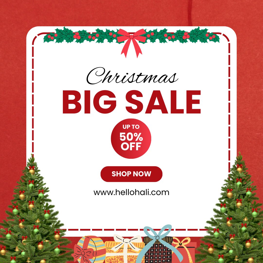 Don't miss out on the merriment! Head to Hello Hali's Multivendor Marketplace and make this holiday season unforgettable with gifts that truly shine. Merry shopping and a joyous Christmas from Hello Hali! 

Visit Now: 🌐hellohali.com