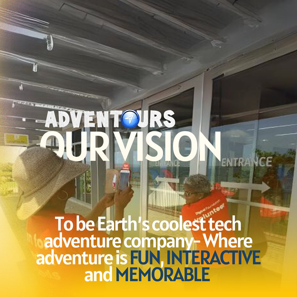 When it comes down to creating enjoyment, laughter and a genuine connection, AdvenTours strives to be the best in Jamaica🇯🇲 

We will be known as the best-gamified adventure app island-wide.

Download the app today to join the never-ending experience

#PlayAdvenTours #AdvenTours