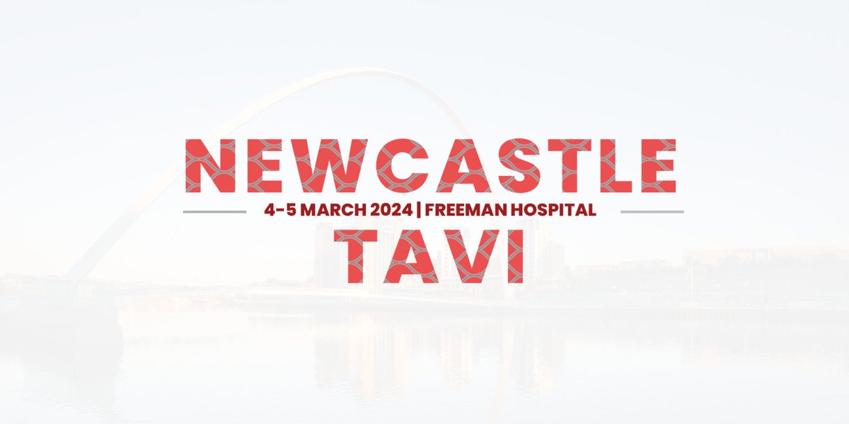 Registration open for #NewcastleTAVI! Led by @MoFFarag and Mohammad Alkhalil, the two-day course will provide a mixture of clinical and professional knowledge relevant to the contemporary practice of #TAVI tailored to the early-career level More info: bit.ly/3ROnTf0
