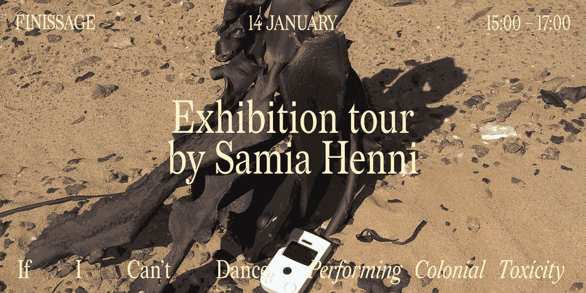 Join us at @FramerFramed on 14 Jan for the Finissage: Performing Colonial Toxicity. Samia Henni engages in conversation with fellow If I Can’t Dance researcher Nuraini Juliastuti. Sign up! → bit.ly/473lv8N