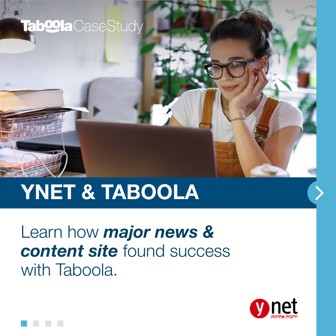 taboola's tweet image. 🗣 Ready to uncover the secrets behind @ynetnews&apos; online success? 

Swipe to see how this massive publisher found success with Homepage For You!

Read the full story: ow.ly/nO8f50QkFmZ

#SuccessStory #PersonalizedRecommendations #CTRBoost #PublishingTips #OnlinePublishing