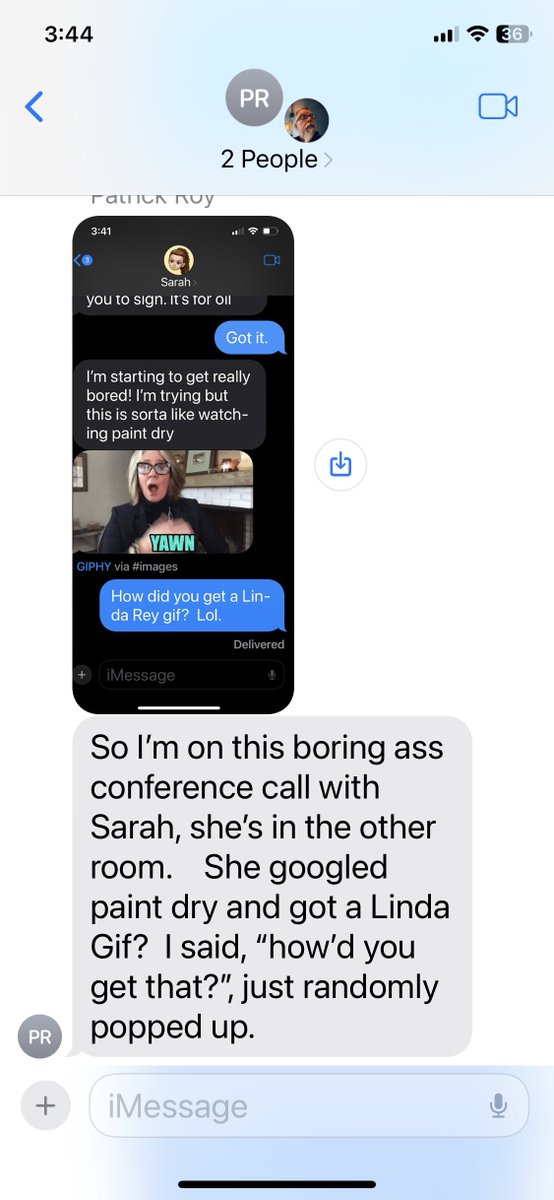 When the mayor of your town sends a text to show you that your GIF made it to a staff member's phone! hahaha Thank you @GIPHY