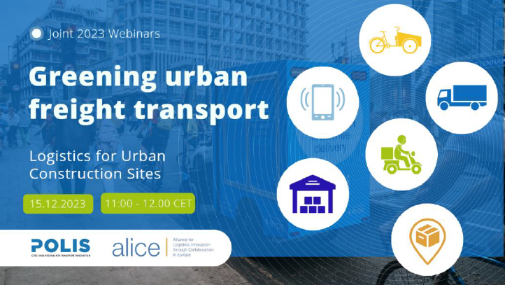 On 12/15, ALICE organized a webinar in partnership with @POLISnetwork to discuss the latest trends and challenges in #urbanlogistics

Watch our Product Manager Guillaume Bertrand's talk on our QIEVO offer 👉 bit.ly/3RB3t87