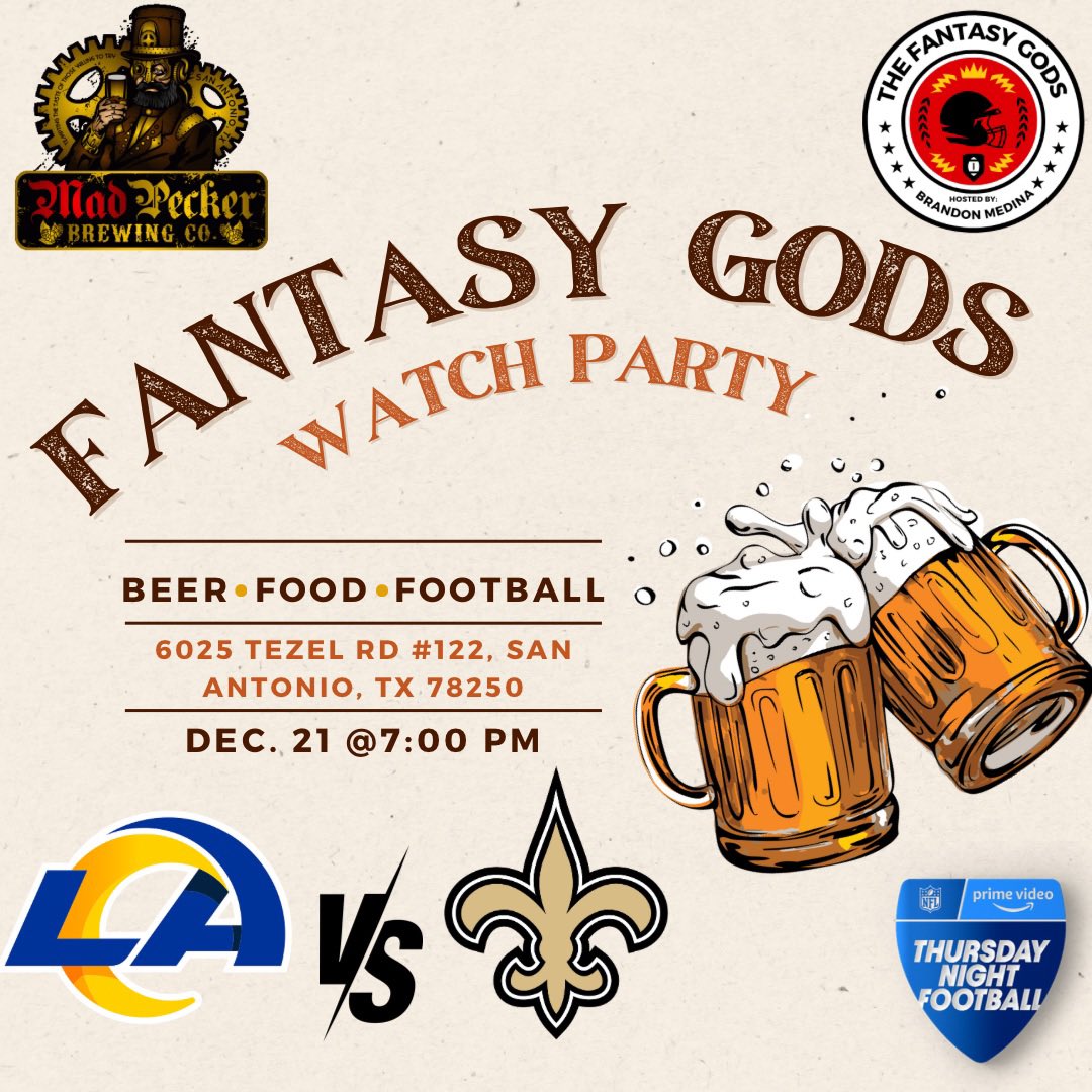 Join @twoshotspodcast tonight at Mad Pecker Brewery! Support local sports media.