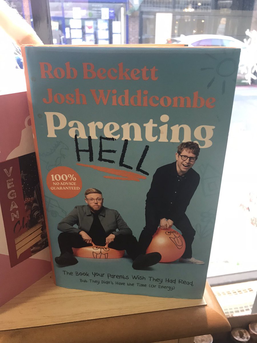 Parenting Hell by Rob Beckett & Josh Widdicombe.

#oxfam #oxfambookshop #parentinghell #robbeckett #joshwiddicombe