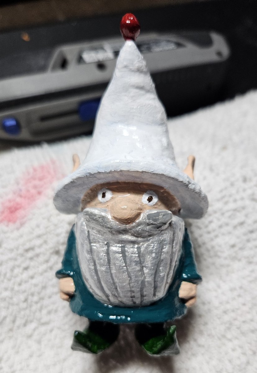 3d printed and painted Holiday Gnome, at least that's what it's called... . . . . #3d #3dprint #3dprinted #3dprinting #3dprinter #gnome #gnomes #holidaygnome