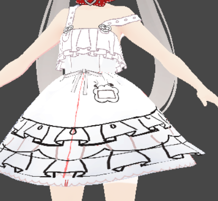MalloMarururu's tweet photo. been sitting here for hours using my brain! and figured out how to cheat around the limits to make my dress with so many layers!
its 3 of the same dress, and one tshirt
the collar is a coat base~
#Vroidファッション  #VRoidStudio #VtubersUprising #Vtuber #mallomaru #mallodrawer https://t.co/ScZcNeYioL
