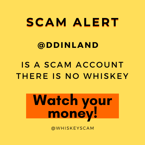 Whiskey Scam Alert tweet media