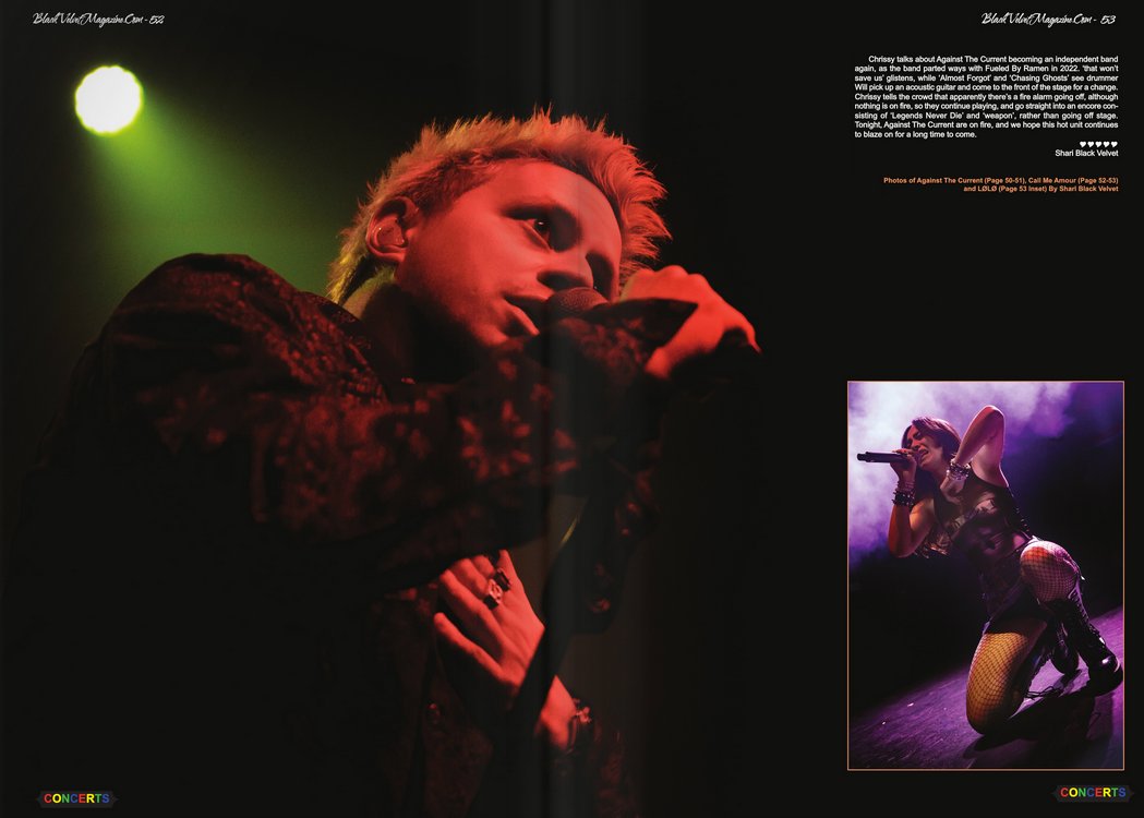 The new issue of Black Velvet (Issue 109), online now, includes our review of @ATC_BAND / @lolopopgurl / @CALLMEAMOUR at @O2InstituteBham - have a read over at blackvelvetmagazine.com