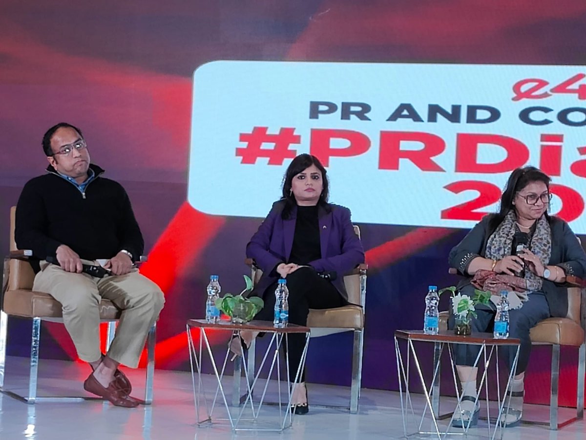 akanksha_j20's tweet photo. It was great to be a part of the panel on 'Technology and PR: Changing the role of Corporate Communication Professionals' at the #PRDialogue organized by @e4mtweets @e4mevents earlier this week. @kumar_deep thanks for the great moderation.
@tehseenz @wadhwapradeep @CommsAdda @abhishekroy83
#e4mSummit #PRSummit #e4mPRandCorpComm #TechandPR #RegionalPR #Communication #MediaRelations #PRStrategy #DigitalPR #EthicalComms #PRInnovation