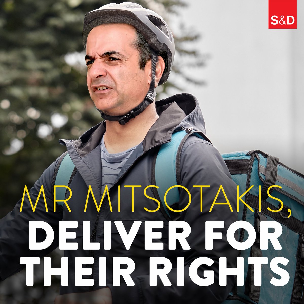 Mr @Mitsotakis, millions of gig workers around Europe count on you to back the Platform Work Directive! Don't let highly profitable companies like Uber and Deliveroo exploit workers any longer. They deserve social protection and rights, like any other employees. @gualminielisa