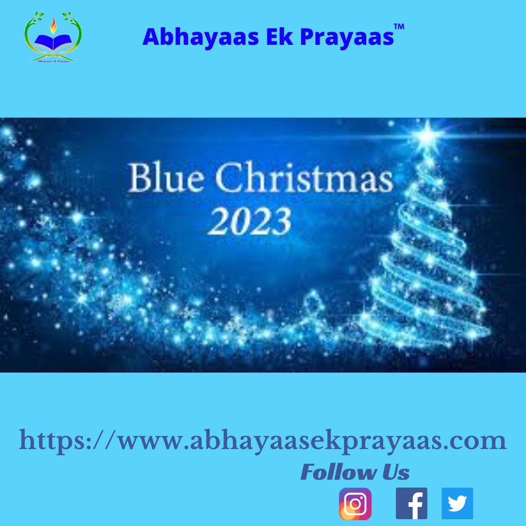 A Western #Christian practice known as #BlueChristmas takes place on or near the longest night of the year #Christmas #WinterSolstice2023