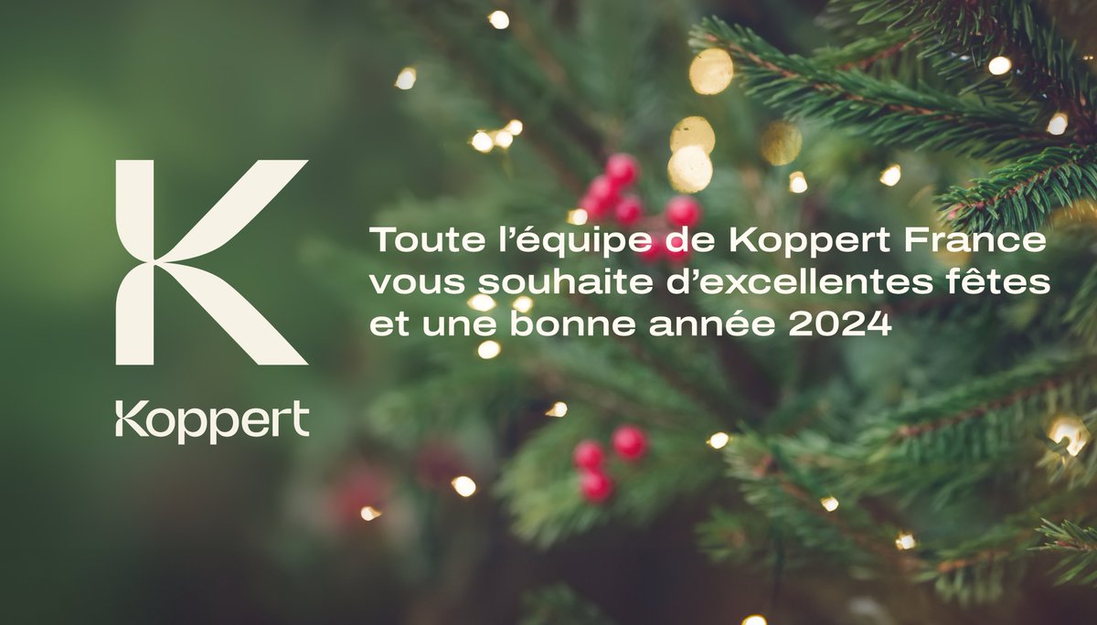 𝐉𝐨𝐲𝐞𝐮𝐬𝐞𝐬 𝐟𝐞̂𝐭𝐞𝐬 𝐝𝐞 𝐟𝐢𝐧 𝐝'𝐚𝐧𝐧𝐞́𝐞 🎅🎄⛄
Toute l'équipe de Koppert France vous souhaite d'excellentes fêtes de fin d'année. On se retrouve en janvier pour de nouvelles aventures et plein de surprises 🎆