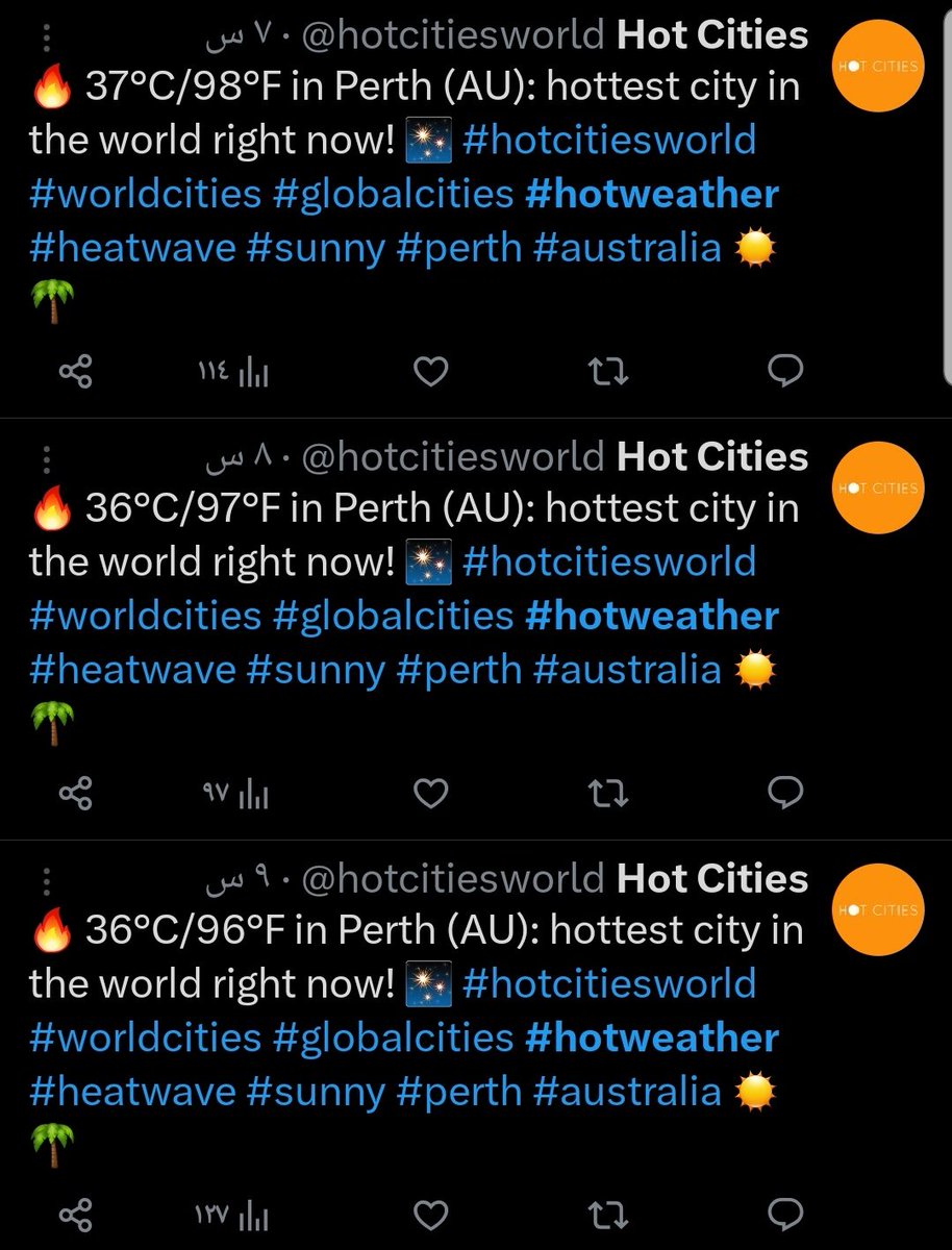 ! ✨ #hotcitiesworld
 worldcities 
globalcities 
hotweather 
heatwave 
sunny 
ribeirãopreto 
ClimateActionNow ☀️
As winter enters today, 12/21/2023, the temperature is constantly increasing. What is the reason?  Planet Saqr Nibiru X has become close to Earth..
✏more details look