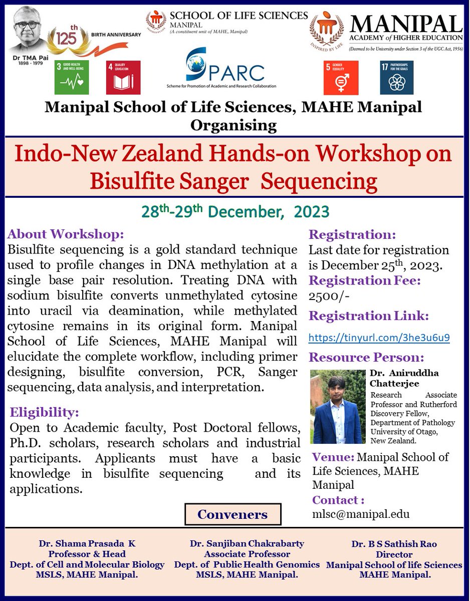 Workshop on Bisulfite Sanger Sequencing