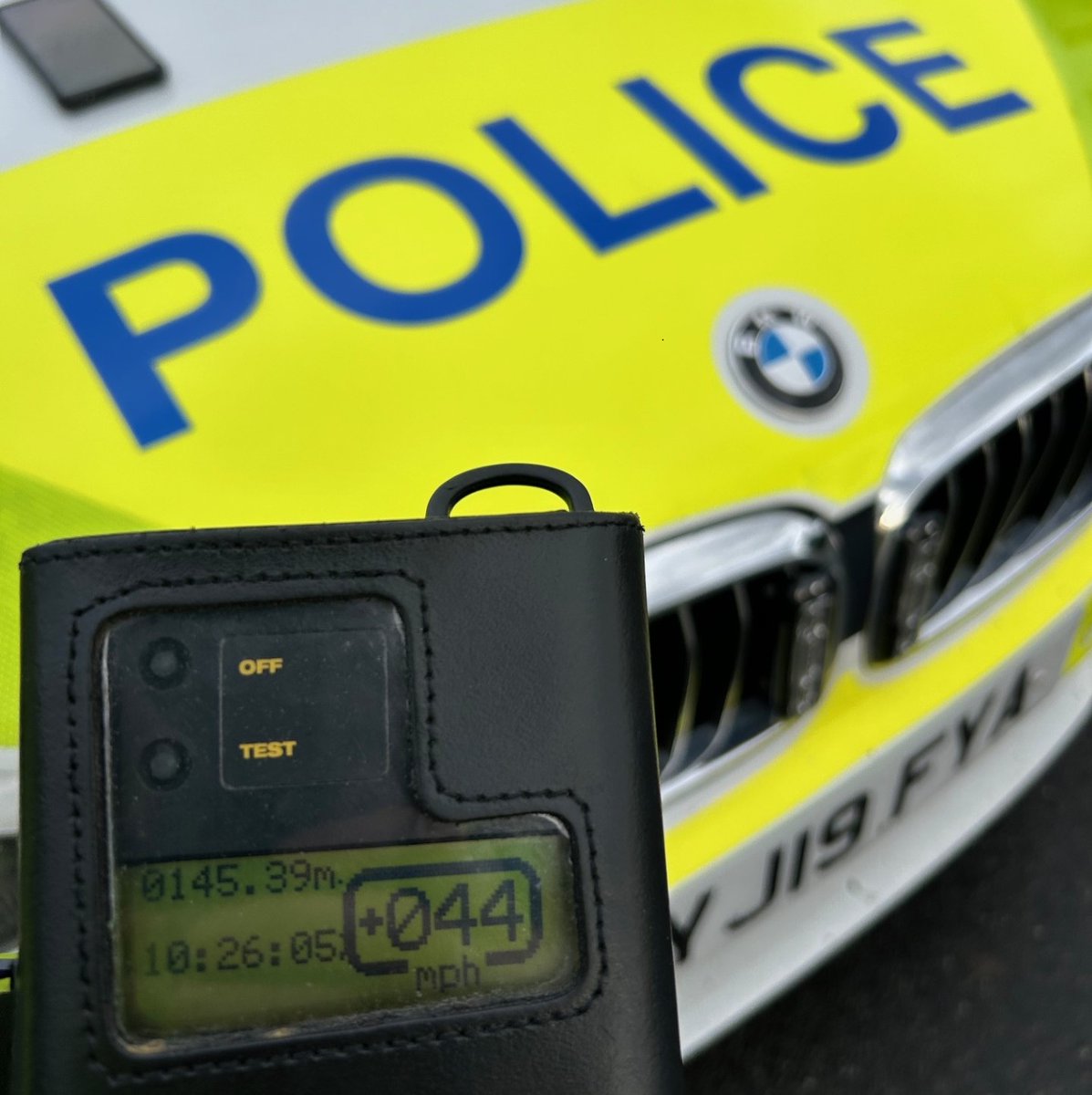 Today officers from #StanwayRPU have been out conducting speed checks in #Witham and #HoweGreen as part of #OpVisionZero. This vehicle was stopped in a 30mph limit. #SlowDownSaveLives #Fatal4