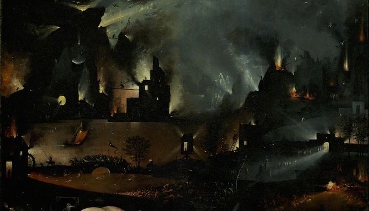 The scene live at London's Euston station, as a fault on the line means all trains are cancelled