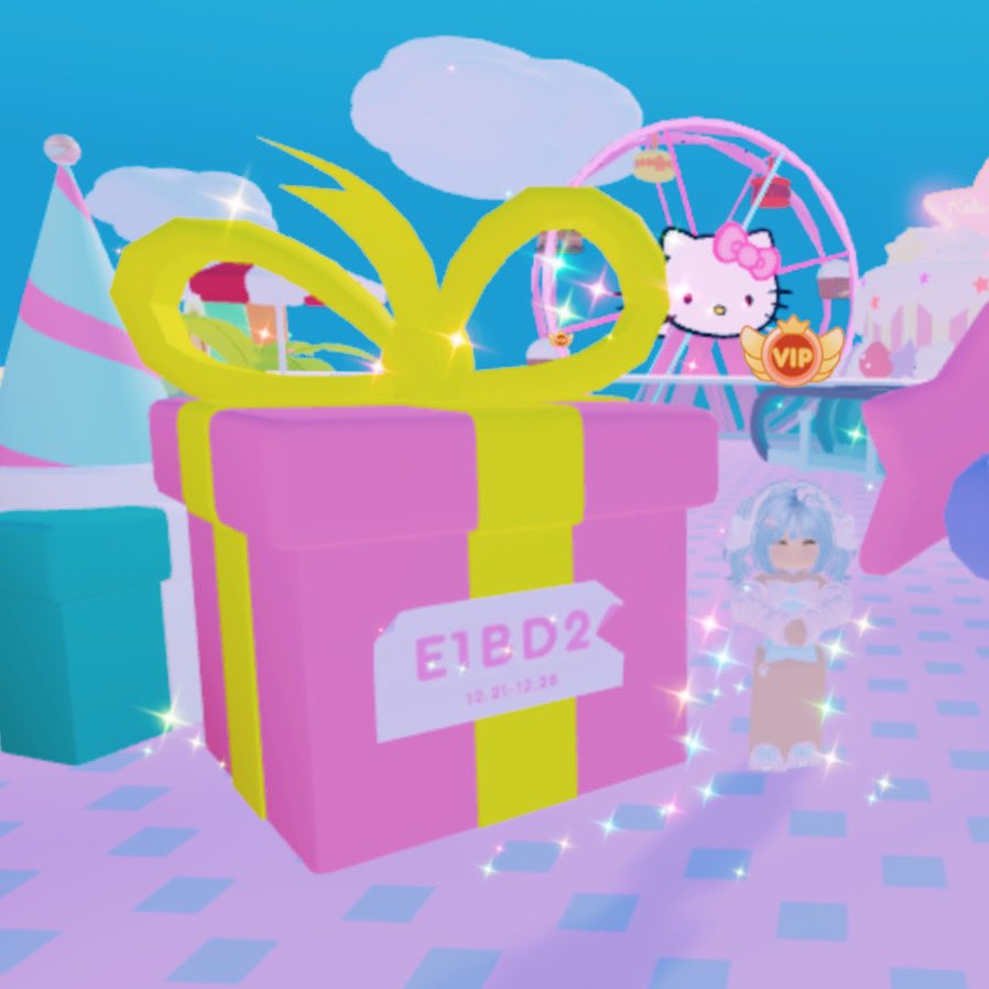 emmiieplayzs's tweet image. Happy Birthday Kiki &amp;amp; Lala! Redeem the little twin stars code before it’s gone! 💖🩷🩵⭐️✨ #sanrio #HelloKitty #hellokittycafe #hellokittyroblox #littletwinstars
