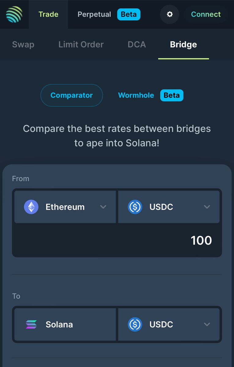 Have friends who want to come to @Solana? Our bridge page makes it super  easy to find the best rate across bridges or wrap assets into Solana.  https://t.co/LILxhOwTQR Our bridge page will