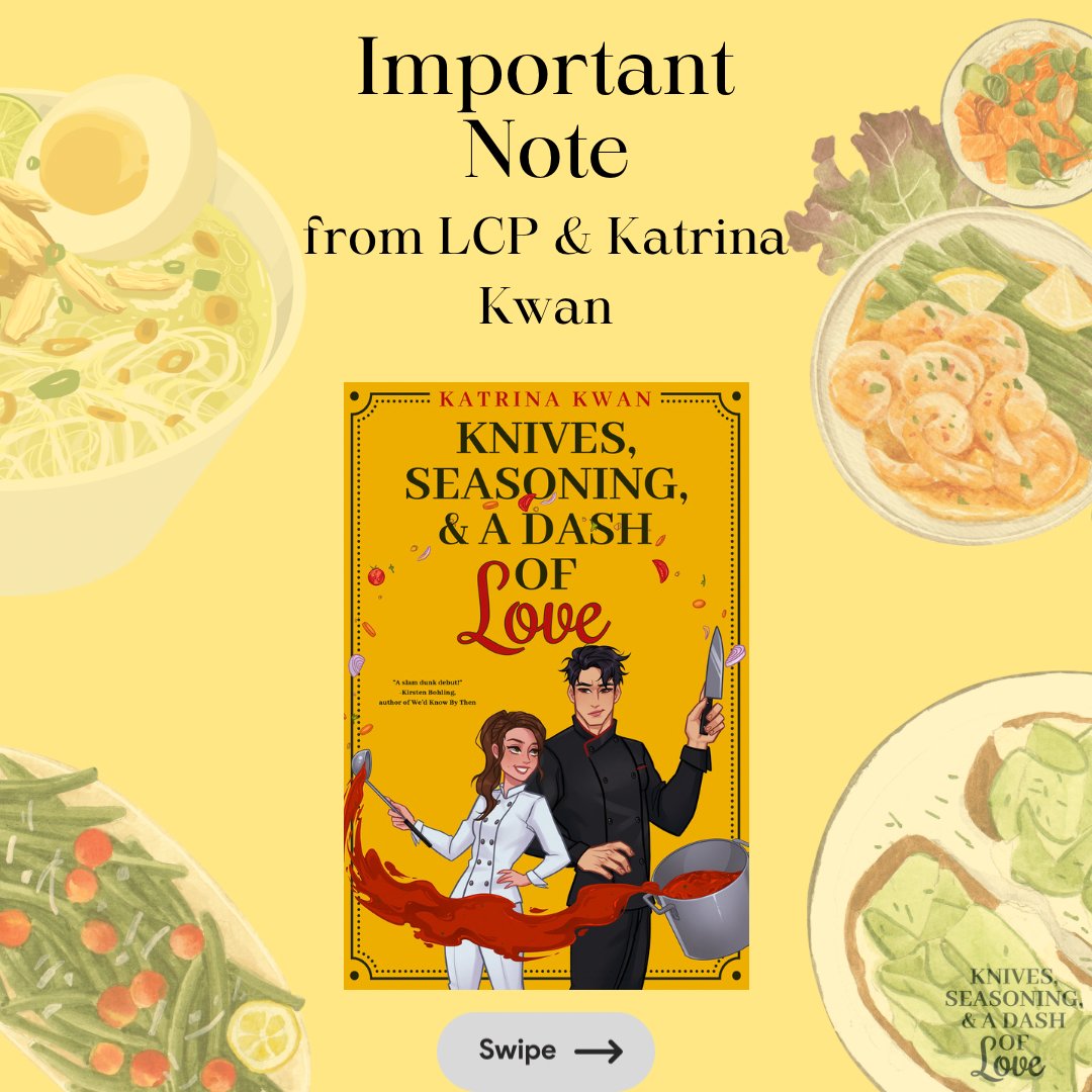 Morning all!

What an evening we had yesterday.

We spent hours on the phone and computer working to get Amazon to help us. 

As some of you may see--Knives, Seasoning, and a Dash of Love by Katrina Kwan is essentially shadow-banned unless you adjust your FILTER to BOOKS on the