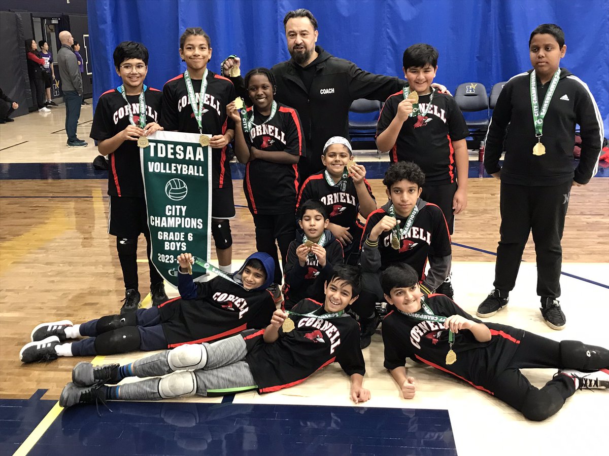 TDESAA Athletics (@tdesaa_tdsb) on Twitter photo Teamwork ✅
Positive Attitudes ✅
Focus & Dedication ✅
Great to see these smiling faces at the <a href="/TDESAA_TDSB/">TDESAA Athletics</a> Boys City 🏐 championships! Congratulations to all participants! <a href="/tumpaneps/">tumpanepublicschool</a> <a href="/TDSB_Hollycrest/">TDSB Hollycrest</a> <a href="/CornellTDSB/">Cornell Jr PS</a> <a href="/JosephHoweSr/">Joseph Howe</a> <a href="/TDSB_KelseySrPS/">TDSB_HenryKelseySrPS</a> <a href="/tdsb/">Toronto District School Board</a> Teamwork ✅
Positive Attitudes ✅
Focus & Dedication ✅
Great to see these smiling faces at the <a href="/TDESAA_TDSB/">TDESAA Athletics</a> Boys City 🏐 championships! Congratulations to all participants! <a href="/tumpaneps/">tumpanepublicschool</a> <a href="/TDSB_Hollycrest/">TDSB Hollycrest</a> <a href="/CornellTDSB/">Cornell Jr PS</a> <a href="/JosephHoweSr/">Joseph Howe</a> <a href="/TDSB_KelseySrPS/">TDSB_HenryKelseySrPS</a> <a href="/tdsb/">Toronto District School Board</a>