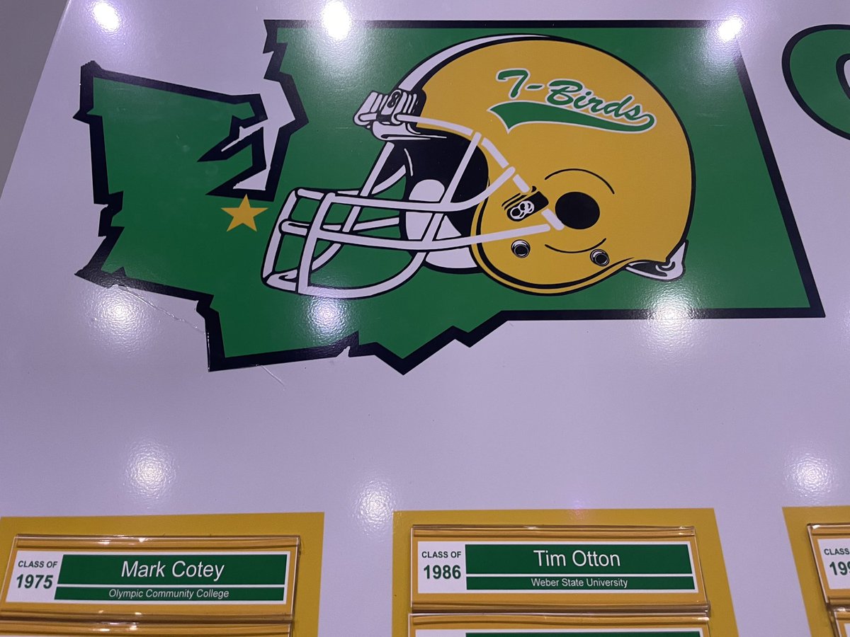 Tumwater c/o 2024 Players and Parents presented the Football Program with a new ‘College Football T-Birds” recognition board for our Athletic Facility at the Banquet.

A lot of great players on this board…but there’s room for more names to be added! 
#NGUNNGU 🔰 🏈