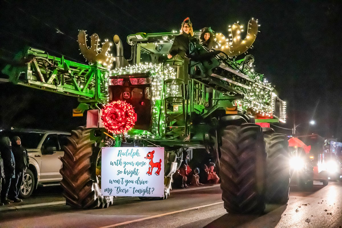 We are pleased to announce that our entry in the Town of Greater Napanee's Parade of Lights was selected 1st overall for best float! Thank you to everyone who voted for “Rudolph the Red-Nosed ReinDEERE”! 🦌 We have selected our donation to go to The Morningstar Mission .🌟🎄