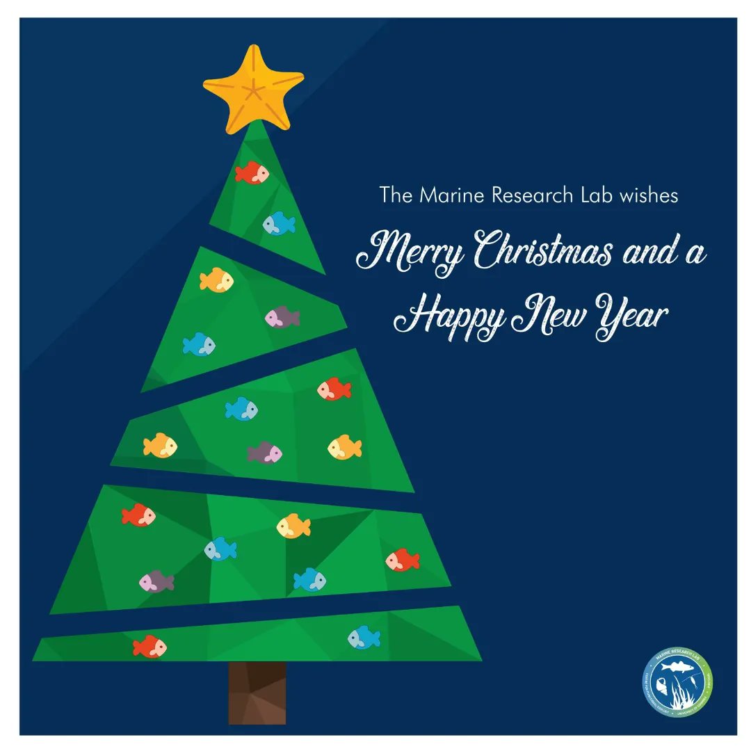 The @marineresearchL wishes you a Merry Christmas and a Happy New Year! May 2024 be a great year for science!