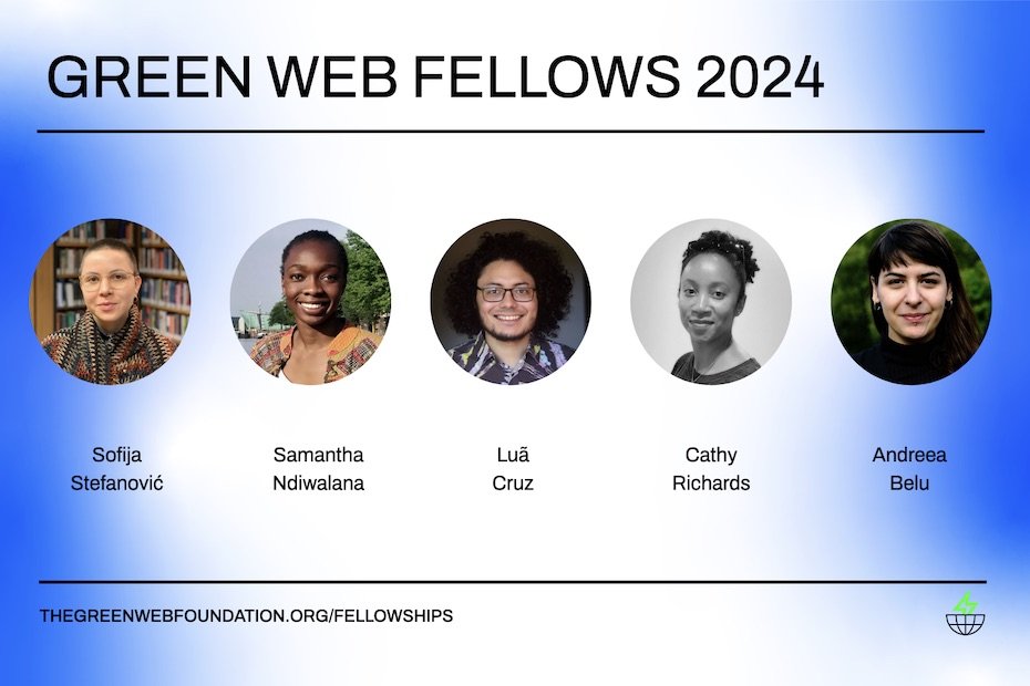 The @greenwebfound 2024 fellows are announced! Stoked about this great crew! Congrats @EveDaRib Sofija @SamNdiwalana Luã Cruz and Cathy Richards What a great bunch! thegreenwebfoundation.org/news/meet-our-…