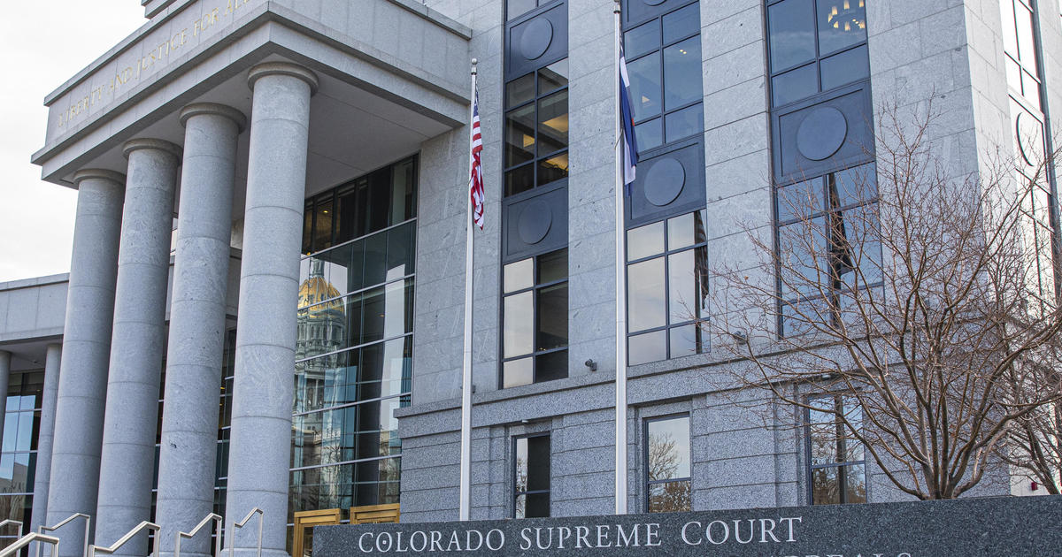 Colorado Supreme Court justices getting violent threats after their ruling against Trump, report says cbsnews.com/colorado/news/…