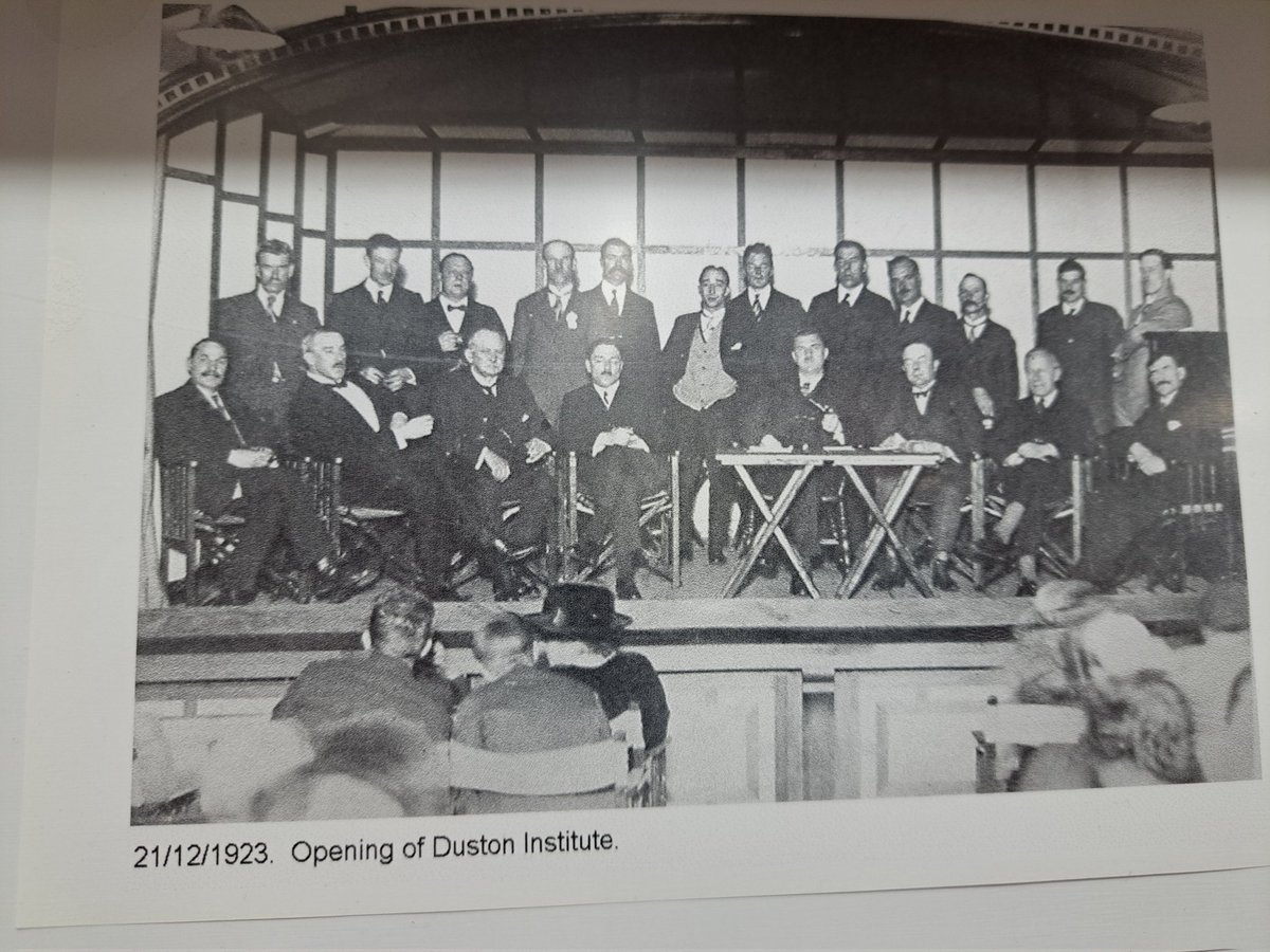 Just popped into Duston Village hall for their 100th anniversary event. A great place that has served our community so well over the years. Picture on the wall from exactly this date in 1923.