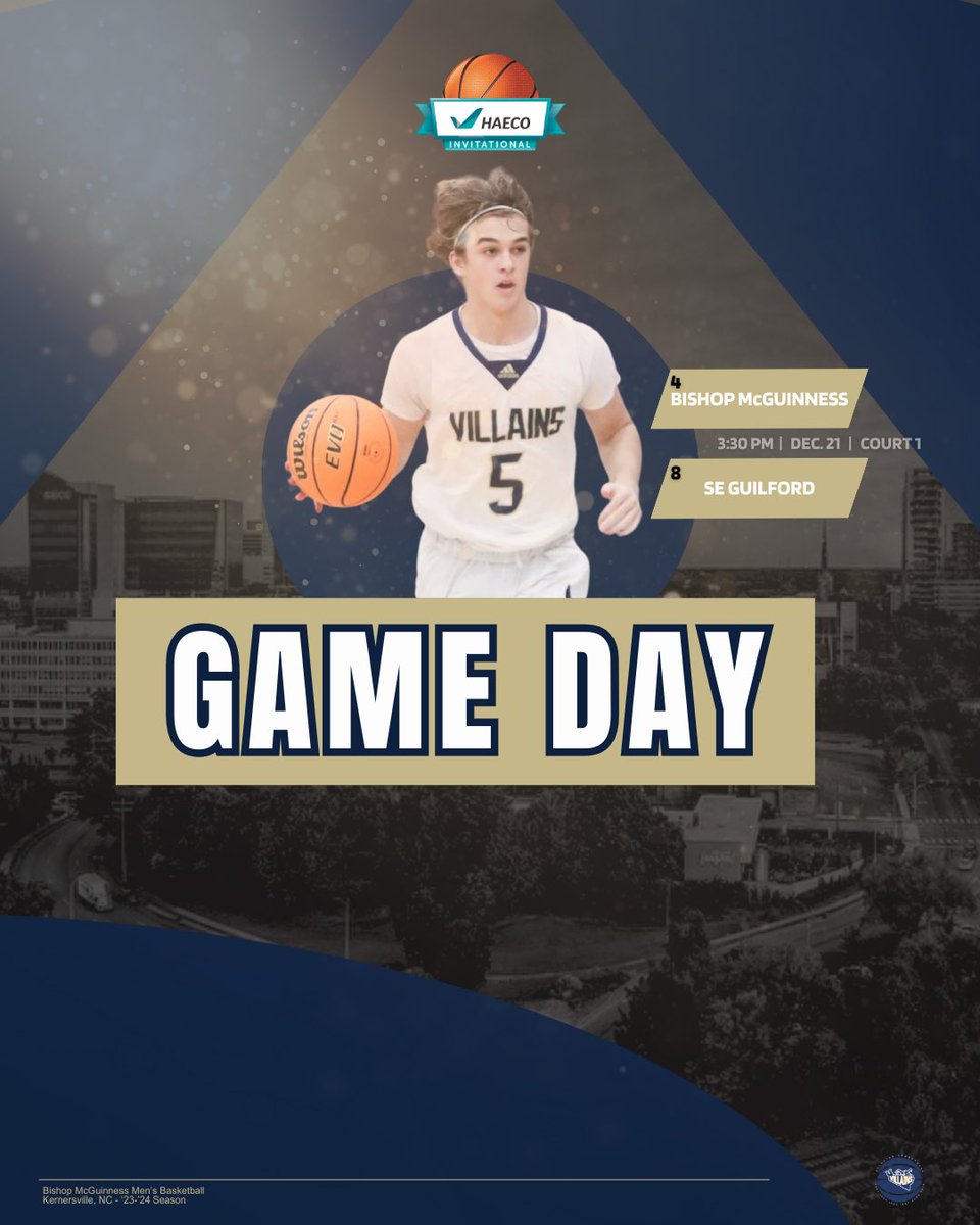 VillainsMBB's tweet image. Round 2 of @HAECOInvit !!
#AlwaysBishop