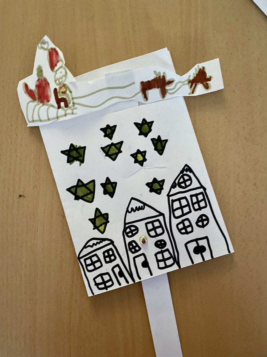 RPSRadcliffe2D's tweet image. In Design and Technology, we have been learning about sliders and levers and have created a Christmas card using them, 
We think they are fab!