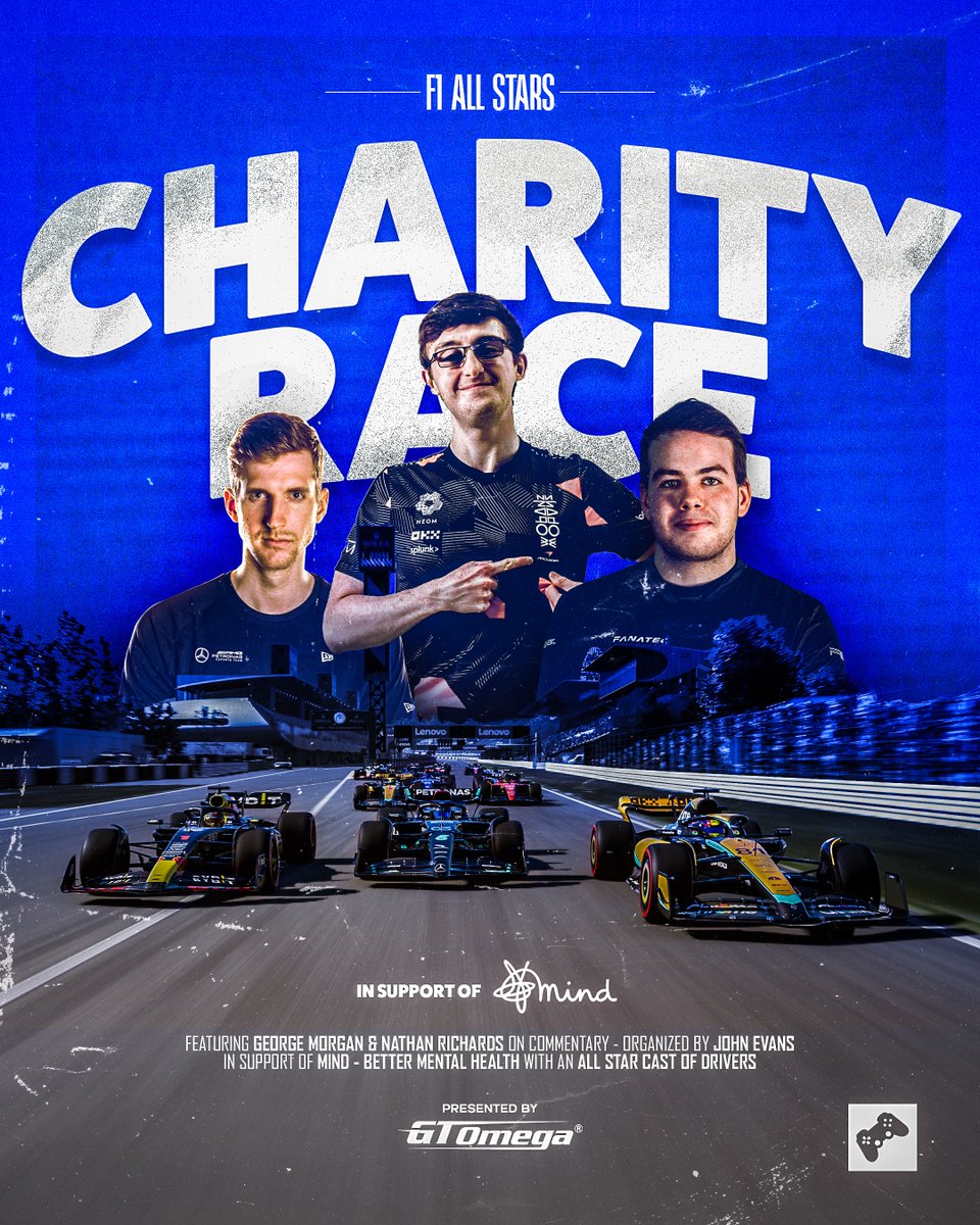 ANNOUNCEMENT 🚨

PSGL will be hosting an F1 Sim Racing All Stars race on Friday at 7pm GMT 🗓️

A host of #F1Esports stars are set to be involved including <a href="/FormulaDani/">Dani Bereznay</a>, <a href="/LucasBlakeley01/">Lucas Blakeley</a> &amp; <a href="/ThomasRonhaar1/">Thomas Ronhaar</a> 

We will be raising money for mental health organisation <a href="/MindCharity/">Mind</a> 🙌