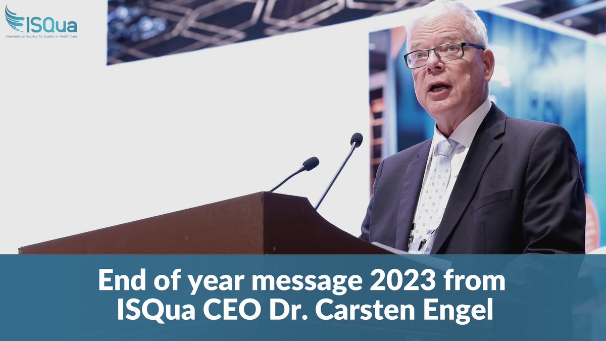 Reflecting on Progress, and Future Endeavors: @carsten_eng, ISQua CEO, shares an inspiring end-of-year message. Our commitment to keep inspiring and driving improvements in the quality and safety of health care remains our top priority. Check it out here - bit.ly/3RtyCKF