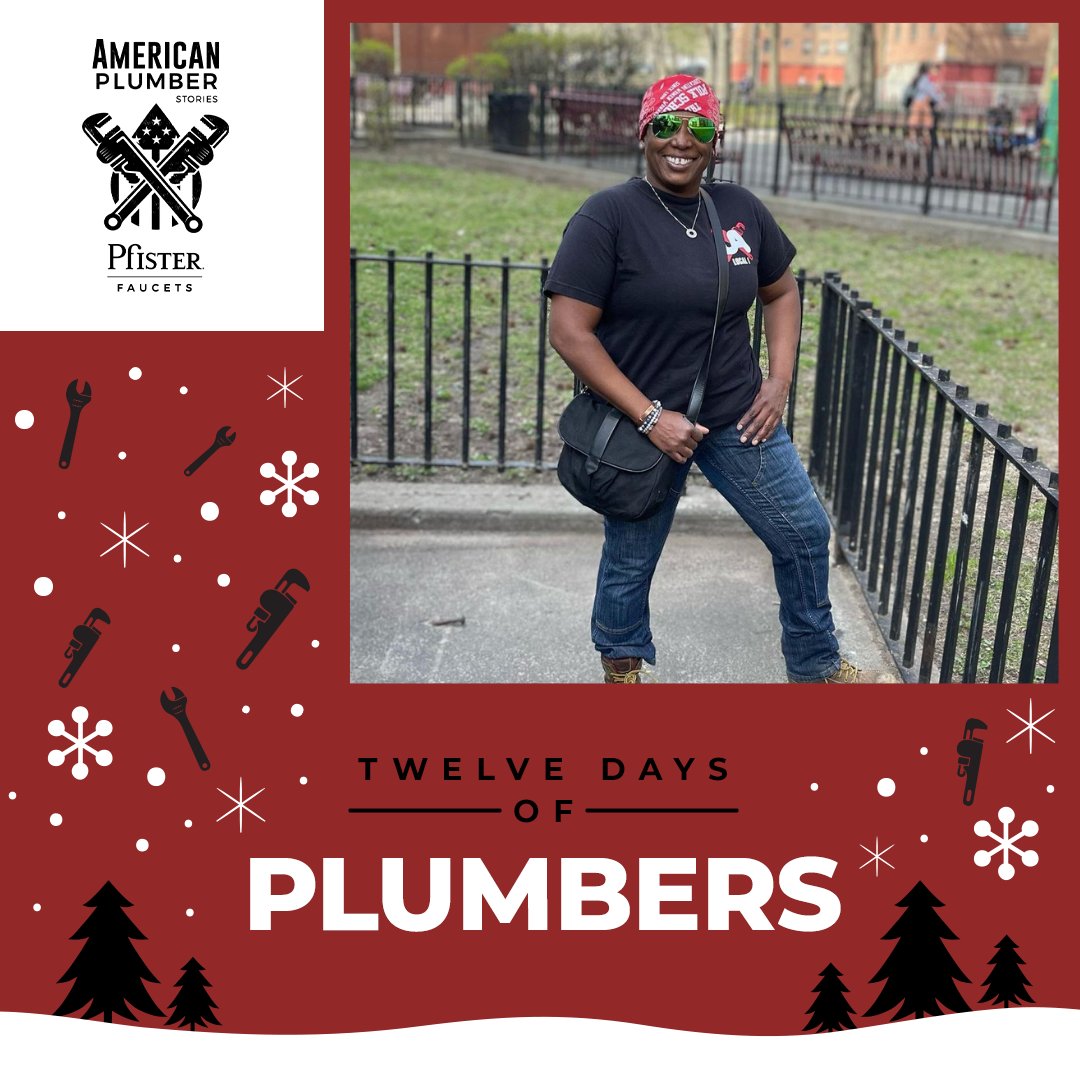 Our 12th and final #12DaysOfPlumbers feature: Judaline Cassidy! 

As a respected tradeswoman in Plumbers Local Union No. 1 NYC, she has spent over 25 years breaking down barriers and advocating for gender and racial equity in the construction industry 💪💪