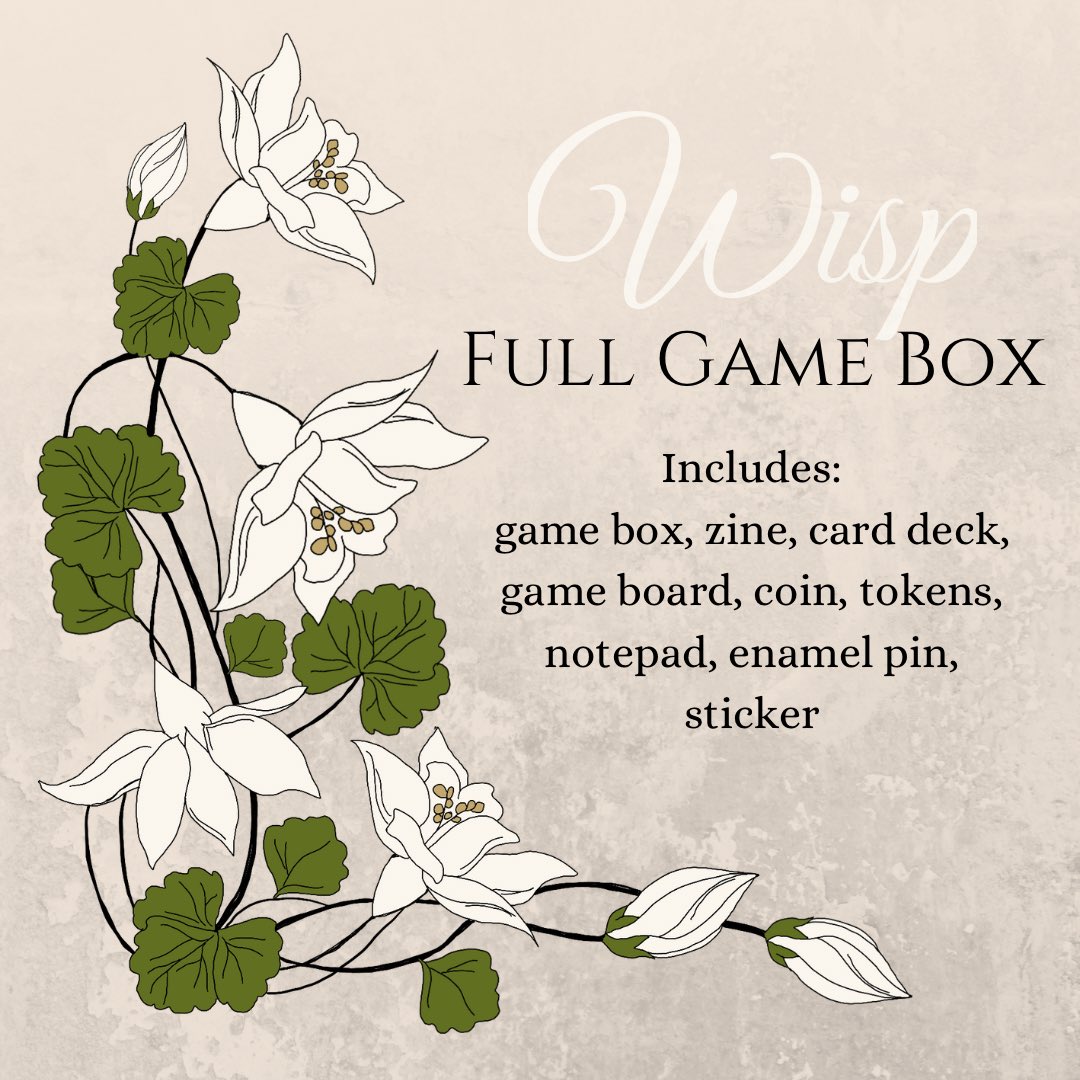 aredhel__'s tweet photo. ✨FULL GAME BOX✨

Leftover full game boxes from the Kickstarter campaign, including final stretch rewards like stickers and enamel pins! $55 https://t.co/cNWwjCumlL